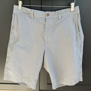 J. Crew Club Men's Seersucker Striped Shorts 33W 11L